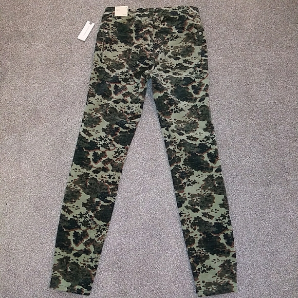 NWT Sz 26 Anthropologie Camo Corduroy Jean Pants - Picture 9 of 14